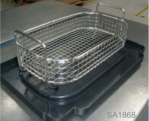 midmark quickclean basket on unit graphic