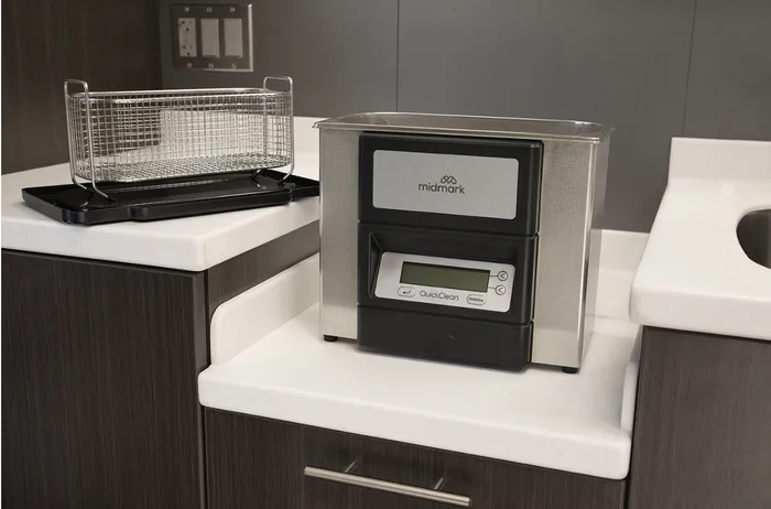 midmark quickclean counter top position graphic