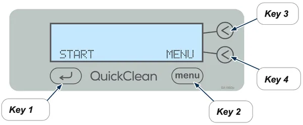 midmark quickclean display legend graphic