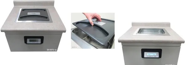 midmark quickclean recessed unit installation graphic