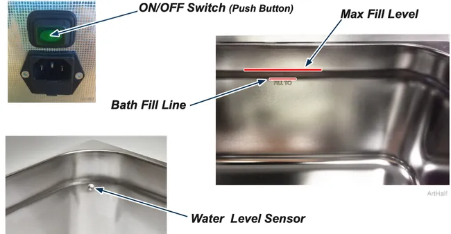 midmark quickclean steps before operation graphic