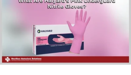 This is a thumbnail for a blog talking about nitrile gloves.