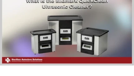 what is the midmark quickclean ultrasonic cleaner graphic