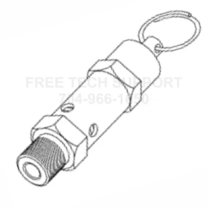 TUV011 RPI 37 PSI Safety Valve